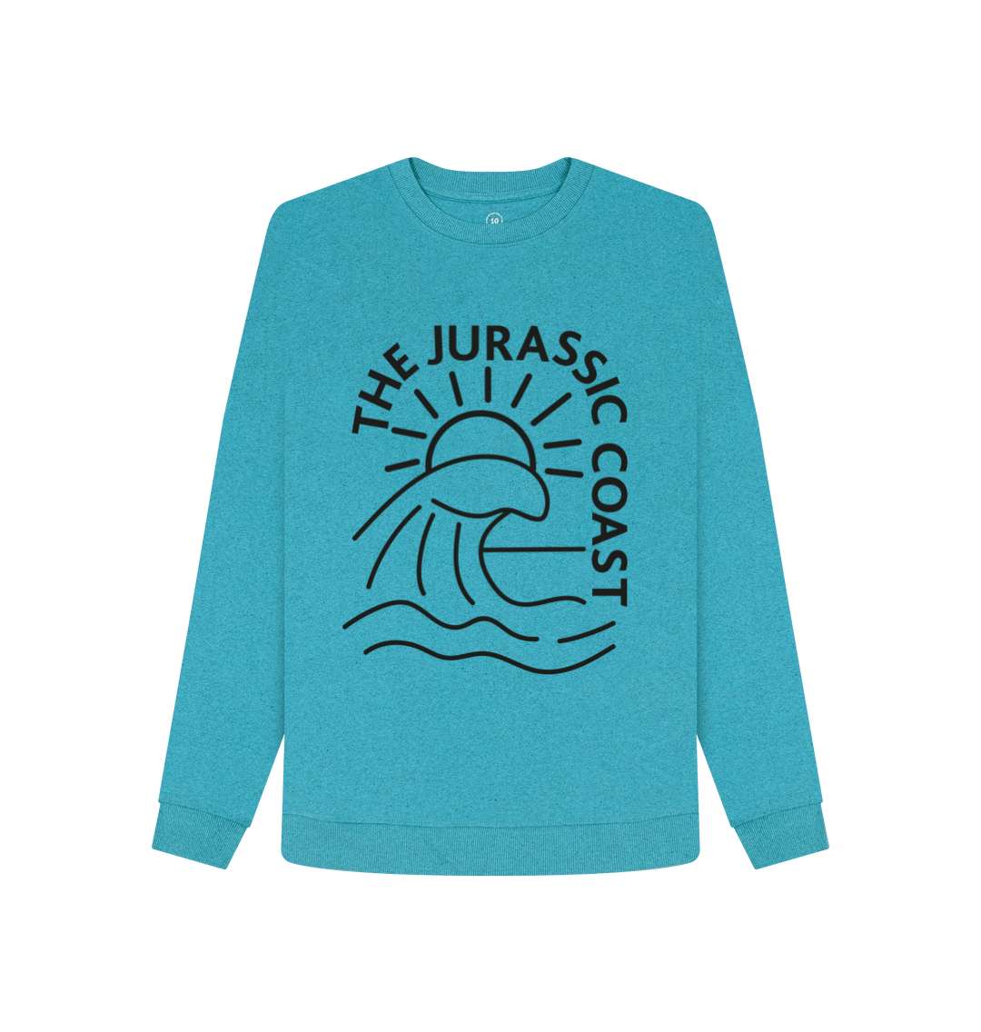 Ocean Blue Womens Jurassic Coast Sweatshirt