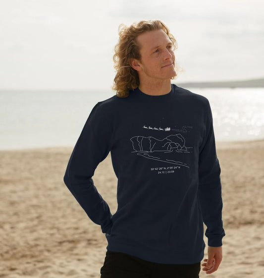 Mens Festive Crew Durdle Door Sweater