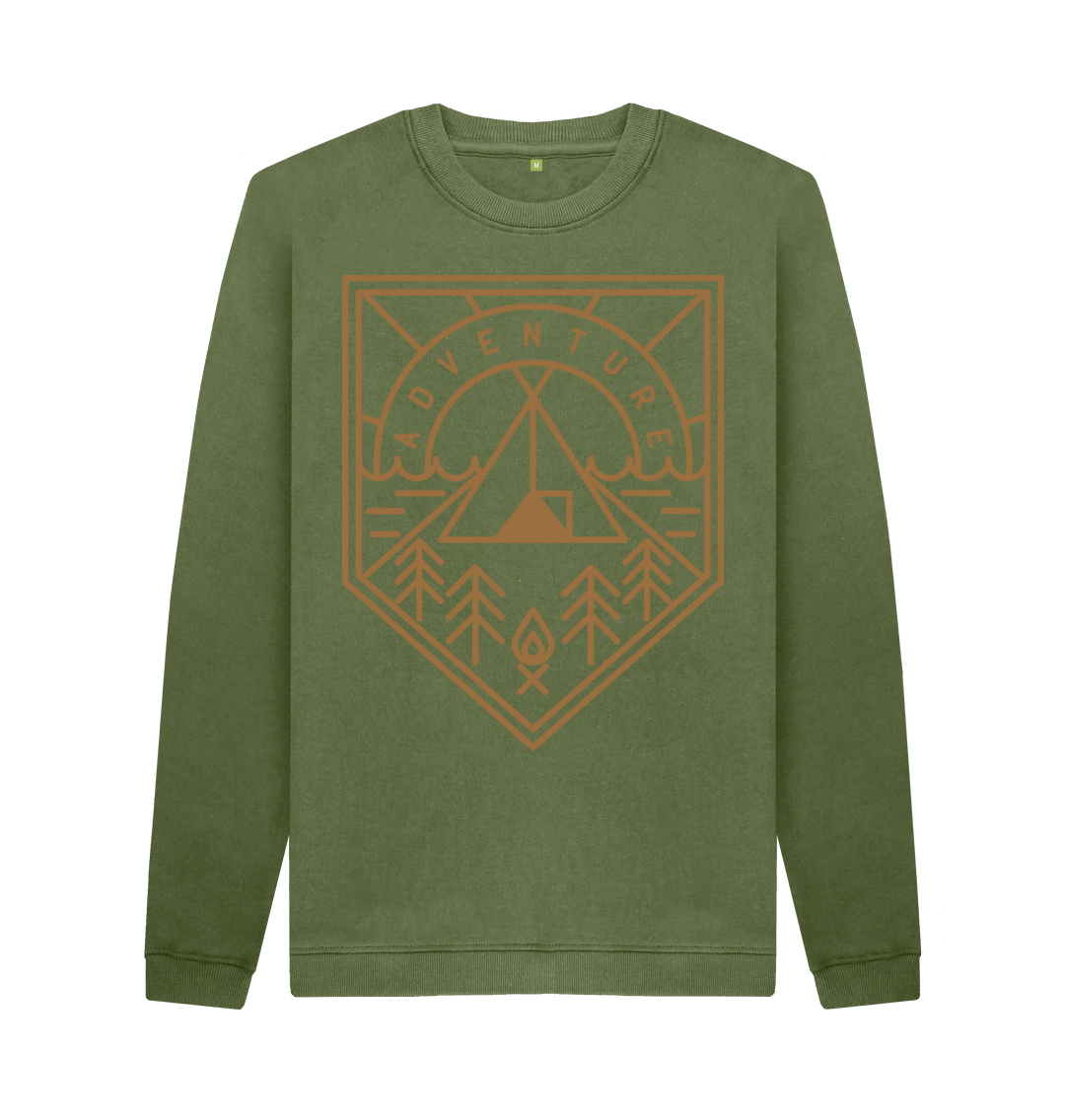 Khaki Mens Adventure Sweatshirt
