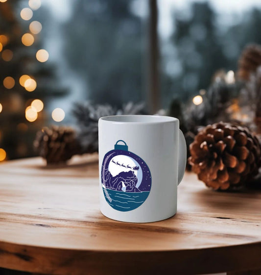 Festive Durdle Door Mug