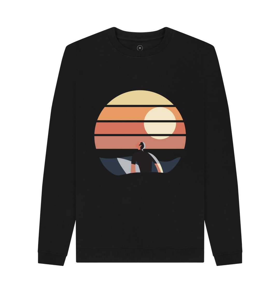 Black Mens Coast Sweater