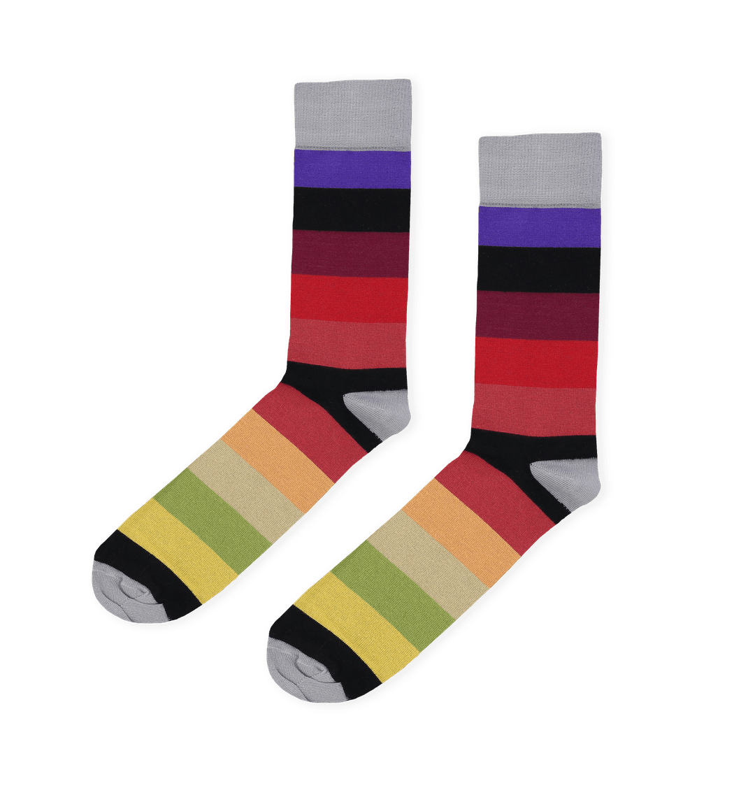 Striped Men's Bamboo Socks Pair